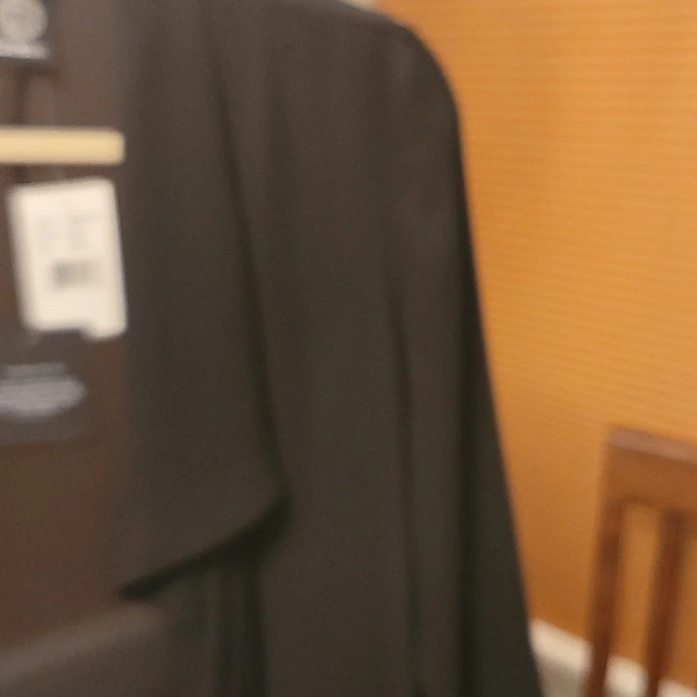 Bobeau light weight draped jacket. Black size small - Picture 2 of 9